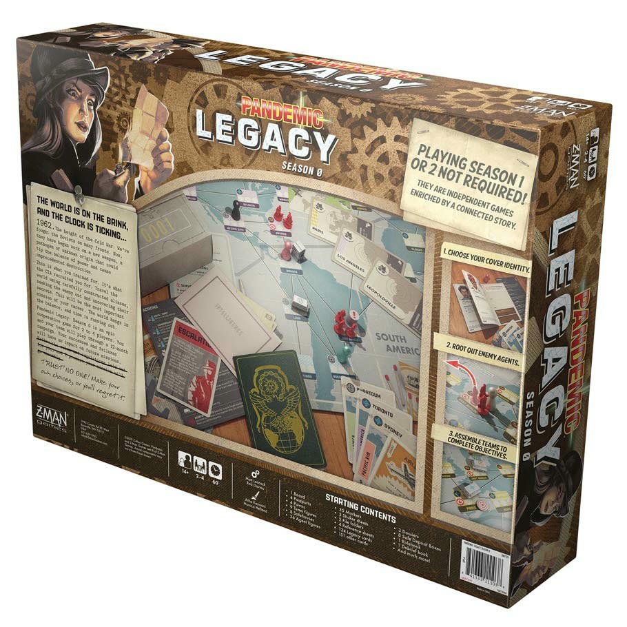 Image of Pandemic Legacy Season 0 Board Game by Z-man Games ZMGZM7174