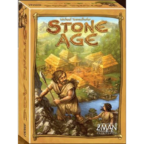 Image of Stone Age board game by Z-Man Games ZGMZM7260 2-4 Play, 13+, 60-90Mins