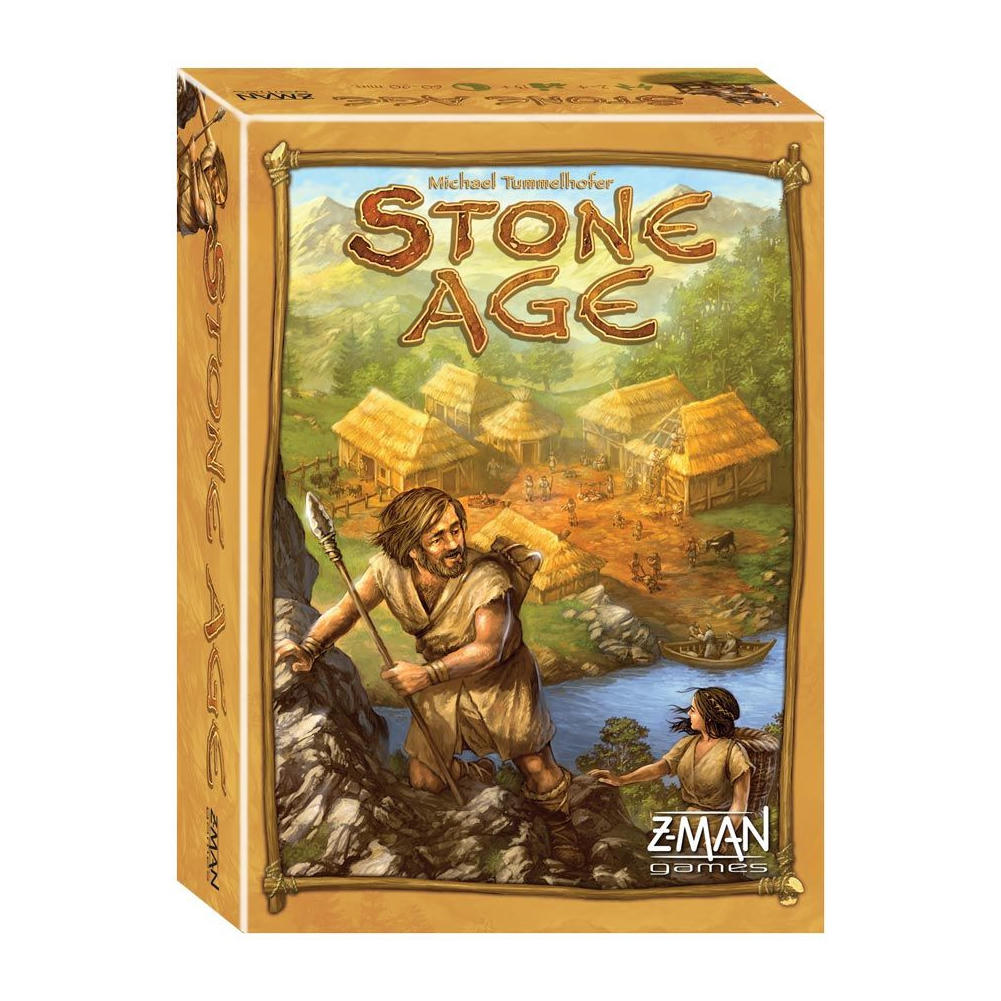 Stone Age board game by Z-Man Games ZGMZM7260 2-4 Play, 13+, 60-90Mins