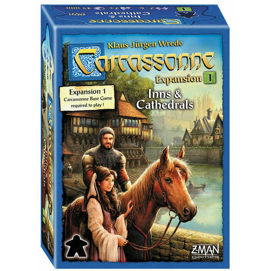 Image of Carcassonne board game: Inns & Cathdrals Expansion Set #1 ZMGZM7811