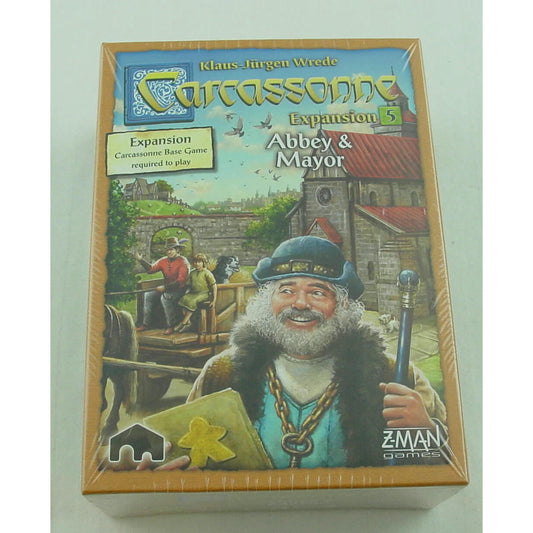 Image of Carcassonne board game: Abbey & Mayor Expansion Set #5 ZMGZM7815