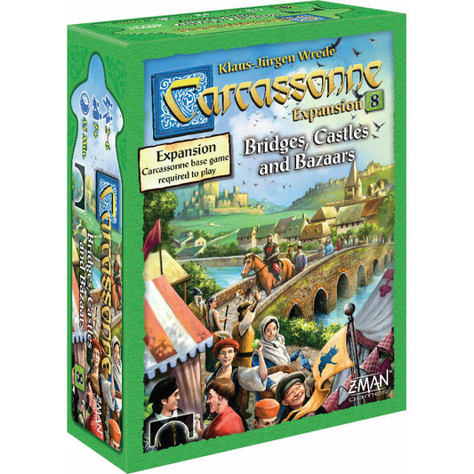 Image of Carcassonne board game: Bridges, Castles & Bazaars Expansion Set #8 ZMGZM7818