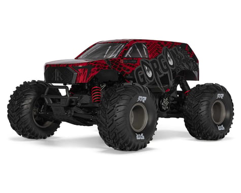 1/10 GORGON 223S 2WD RTR Brushless Monster Truck, Red/Black