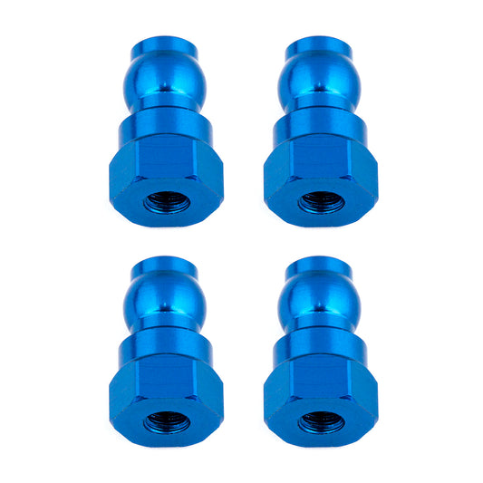 Shock Bushings, 12mm, Blue Aluminum, for B6.1
