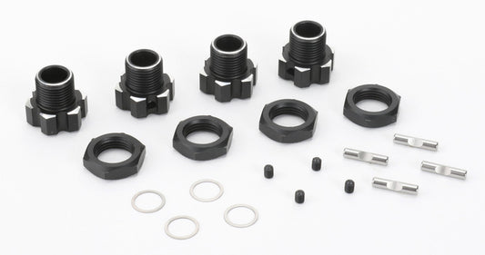 Aluminum 17mm Wheel Hex Drive with Nuts and Pins, for Colossus XT