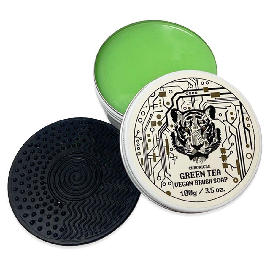 Green Tea Vegan Brush Soap, 100g / 3.5oz