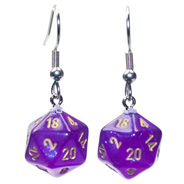 Hook Earrings BOR RYL PU Mini d20