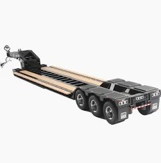 1/16 Scale Gooseneck Lowboy Trailer