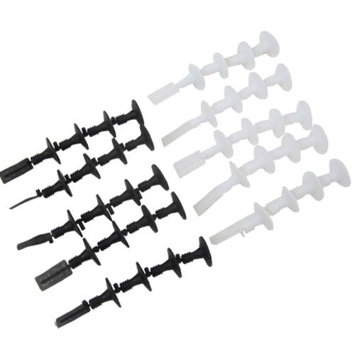 C11 D12 E9 E12 F16 Starter Plugs (5 White, 5 Black