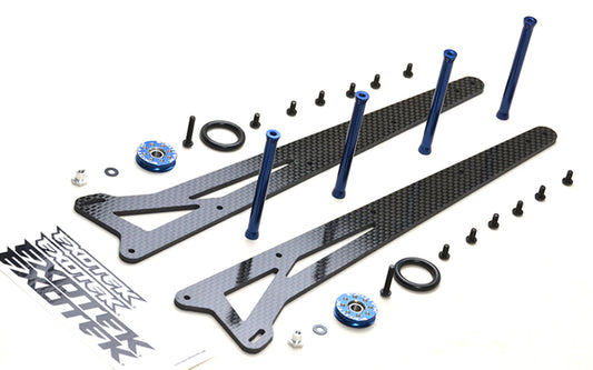 Slash Whlie Ladder Bar Set, 2 Whls, Cf Adjst, 2Wd