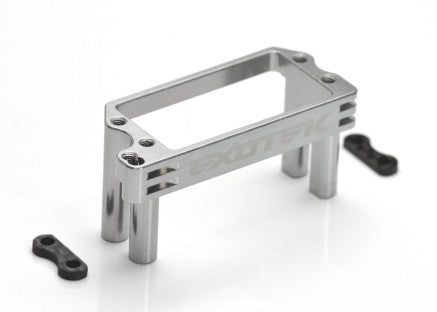 Tenacity Lasernut Heavy Duty Servo Mount, 7075 Anodized, Gun Metal