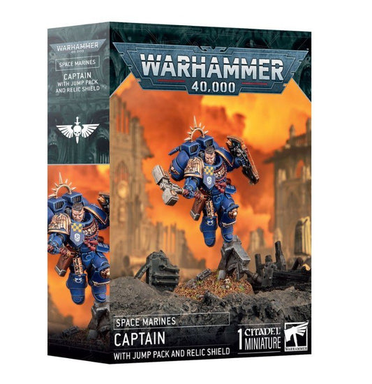 Space Marines Captain w/ Jump Pack & Relic Shield