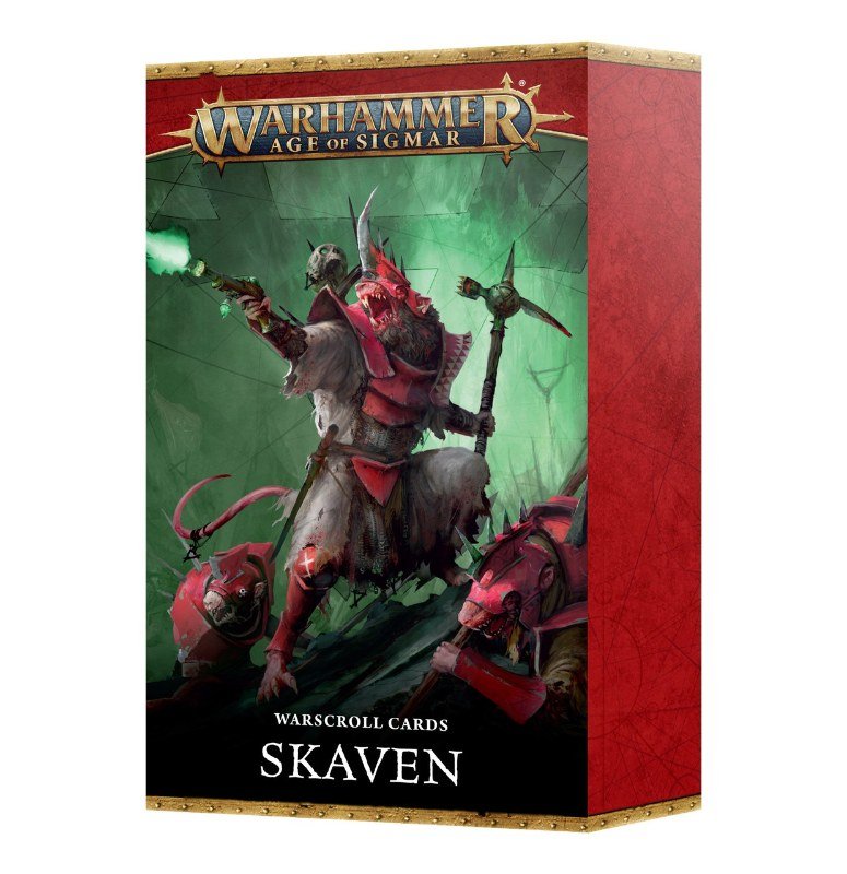 WarScroll Cards Skaven ENG