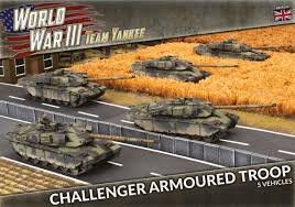ChallengerArmoured Troop (WWIII x5 Tanks Plastic)