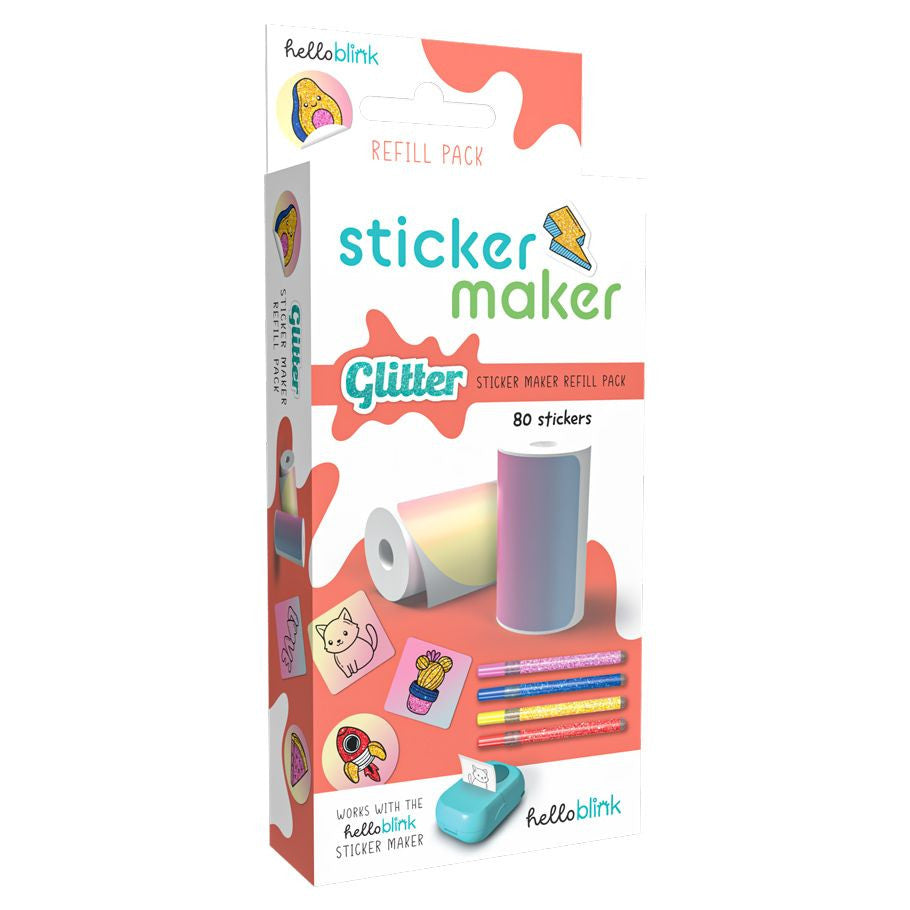 Hello Blink: Glitter Sticker Refill Pack