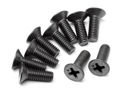 HPI Racing Z623 Flat Head Screw 4X12mm (6pcs)
