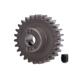 (03/23/23)Gear, 27-T pinion (0.8 metric pitch, compatible with 32-pitch) (fits 5mm shaft)/ set ...