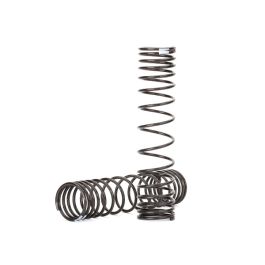 (03/23/23)Spring, shock, front (natural finish) (GTR) (progressive, 0.833 rate, white stripe) (2