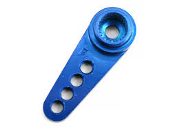 1/2 Machined Aluminum Servo Arm: 25T Fut Blue