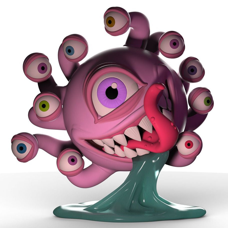 D&D Beholder 7in Resin Figure - Glow-In-The-Dark Edition by Kidrobot