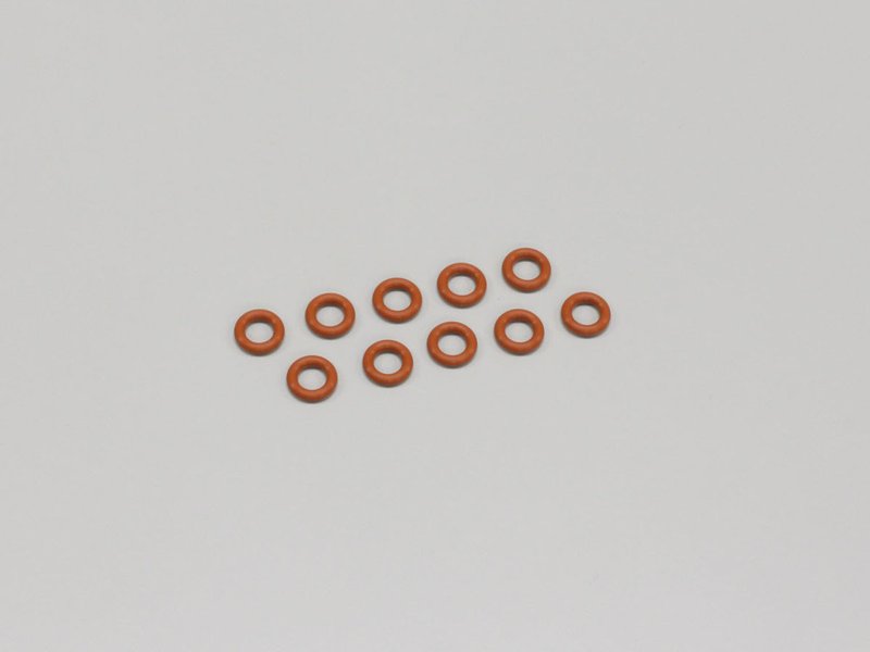 SILICONE O-RING(P5/ORANGE)10PC