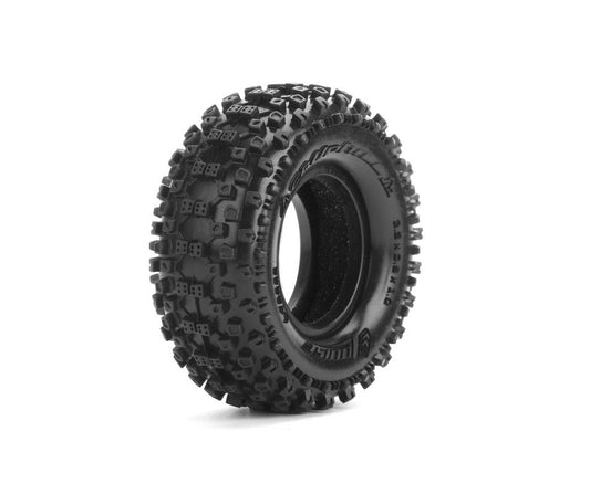 CR-Uphill 1/18, 1/24 1.0 Crawler Tires, Super Soft, Front/Rear (2)