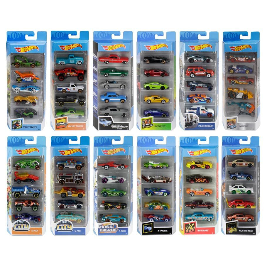 (5/1/24)Hot Wheels: 5-pack Assortment (12)