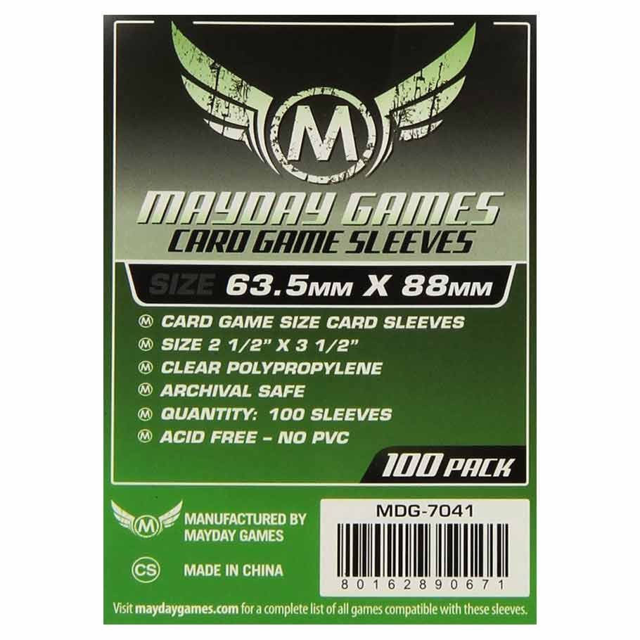 [MDG-7041] STANDARD CARD SLEEVES 63.5MM X 88MM 100CT