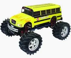 1/10 Monster School Bus .040 Clear Body