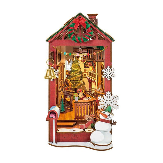 Christmas Indoor Scene DIY Book Nook