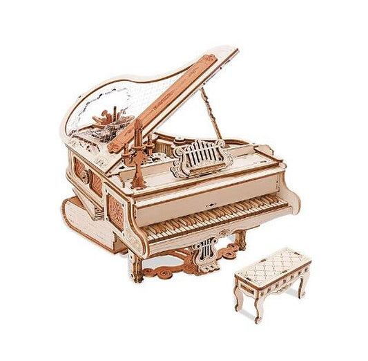 Magic Piano Mechanical Music Box 3D Wooden Puzzle