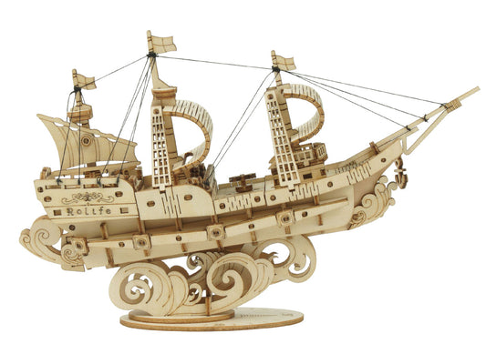 8/17/22Classic 3D Wood Puzzles; Sailing Ship