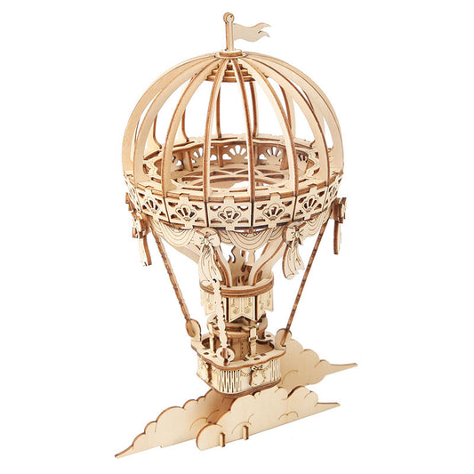 12-22-22Classic 3D Wood Puzzles; Hot Air Balloon