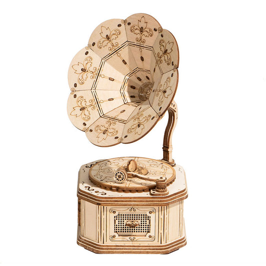 8/17/22Classic 3D Wood Puzzles; Gramophone (No 3rd PArty)