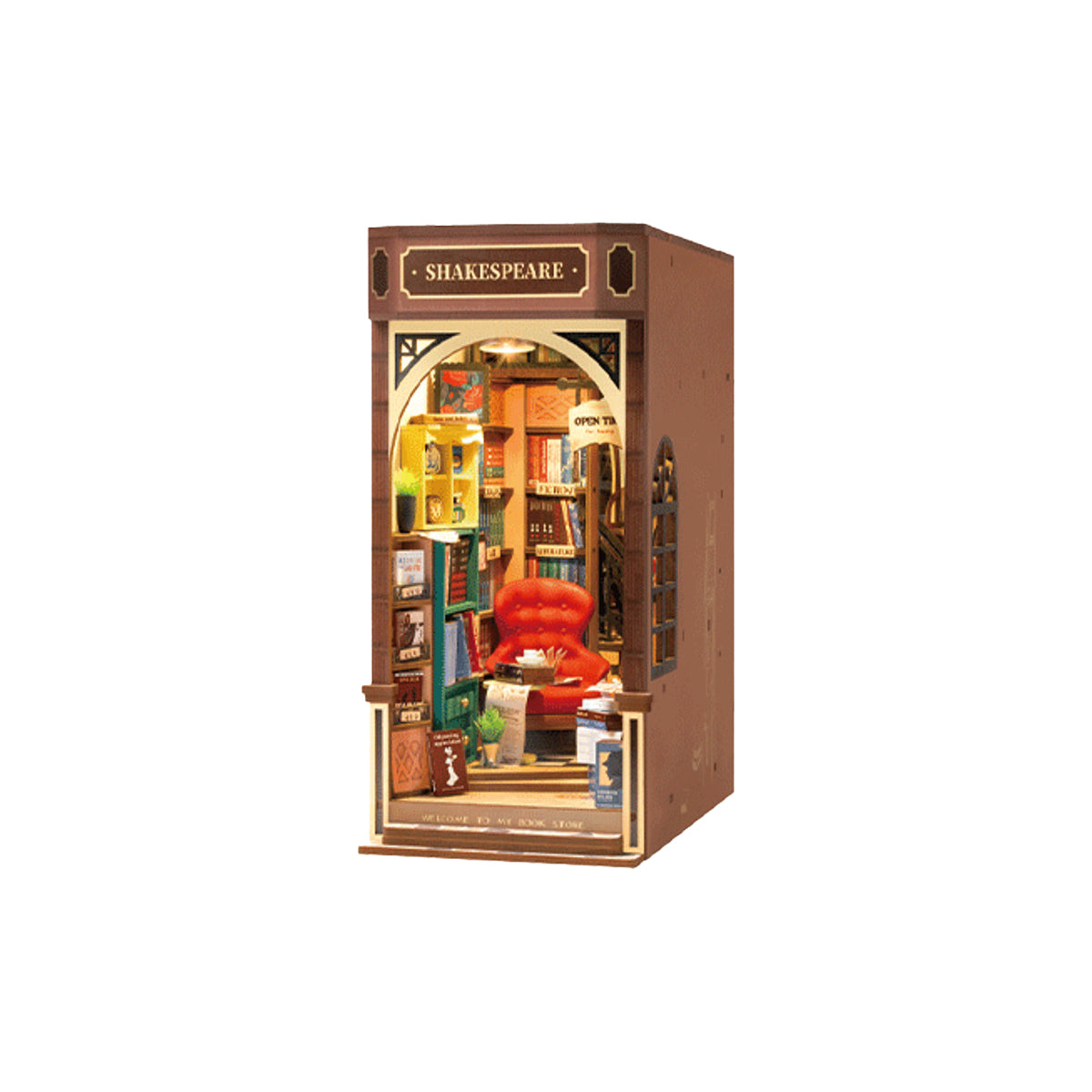 Bookstore Book Nook Shelf  Wonderland Insert Kit