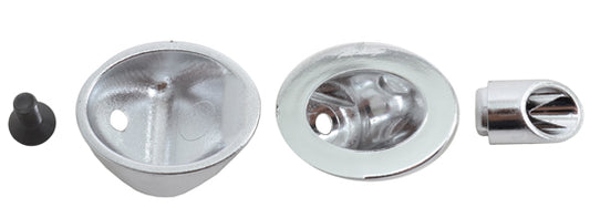 Through-The-Body Mock Side Exhaust Tips Chrome