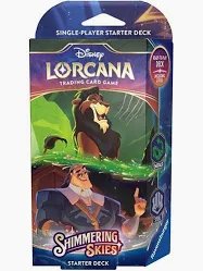 Disney Lorcana: Shimmering Skies - Starter Deck Scar vs Kronk
