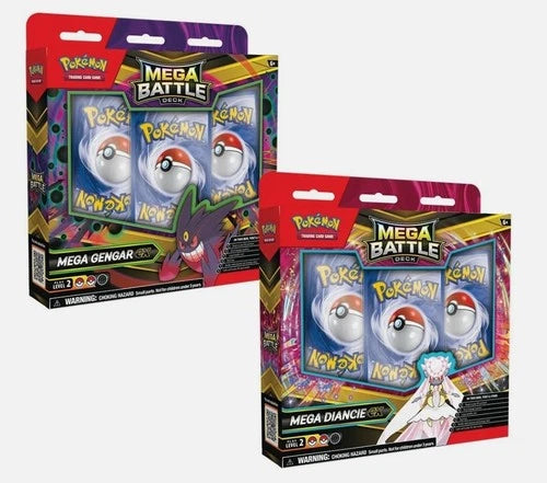 Pokemon: Mega Battle Deck - Mega Gengar ex / Mega Diancie ex