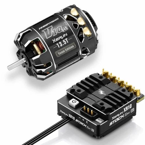 Xerun Combo XR10 Stock 2S G2 ESC & V10 G4R 13.5TE Motor