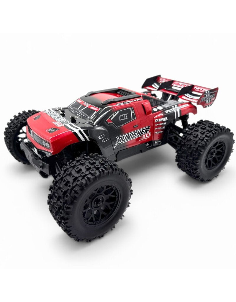 Punisher XD 4WD 2S Small Scale, RTR Monster Truck, Red