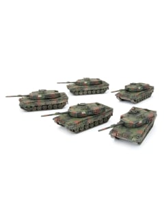 Leopard 2 Panzer Zug (WWIII x5 Tanks Plastic)