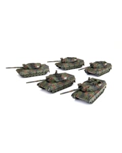 Leopard 1 Panzer Zug (WWIII x5 Tanks Plastic)