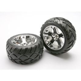 Traxxas 2.8 Anaconda Tires w/Chrome All Star Wheels