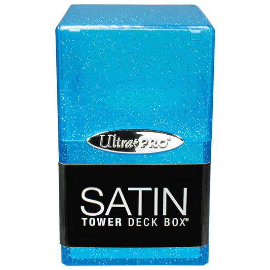 Satin Tower: Glitter Blue