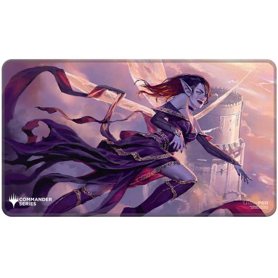 Magic the Gathering CCG: Commander Series - Three Color Shard - Q4 2024 Stitched Edge Playmat Alela