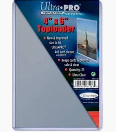 4 X 6 Toploader 25ct