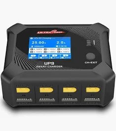 UP9 AC 100W / DC 200W Four Port Multi-Chemistry AC/DC Smart Charger