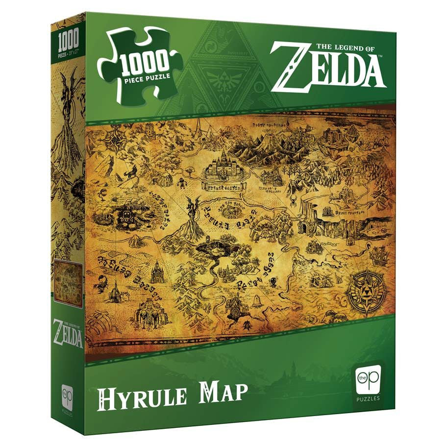 (5/15/23) Puzzle: Zelda Hyrule Map 1000pc