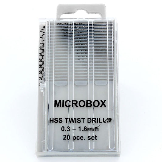 Microbox Drill Set (20) 0.3-1.6mm
