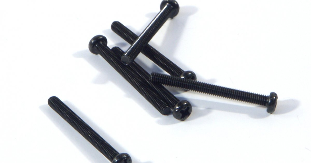 BUTTON H. SCREW M3X30 BLACK